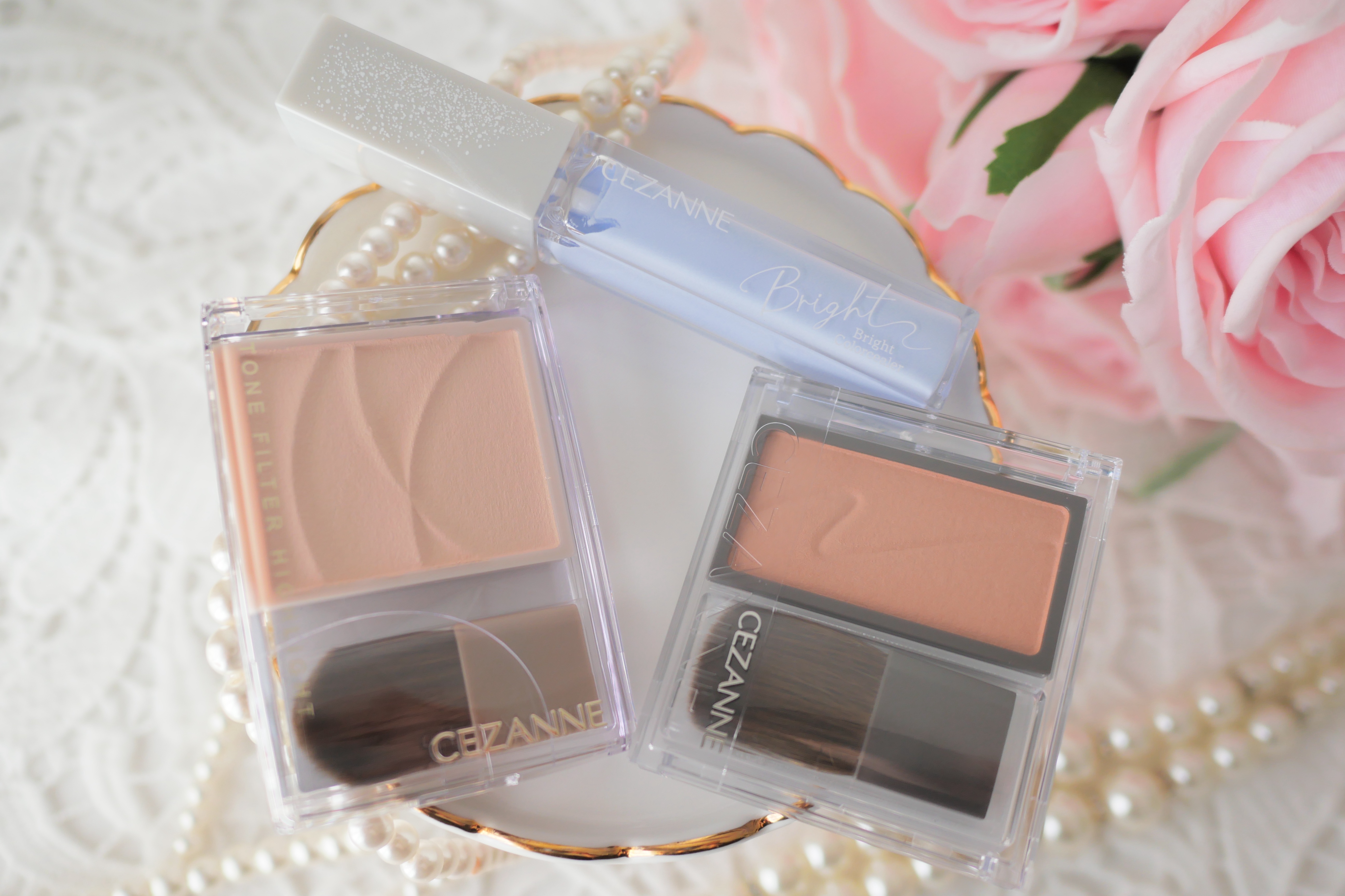 トーンフィルターハイライト/CEZANNE/パウダーハイライトを使ったクチコミ（1枚目）