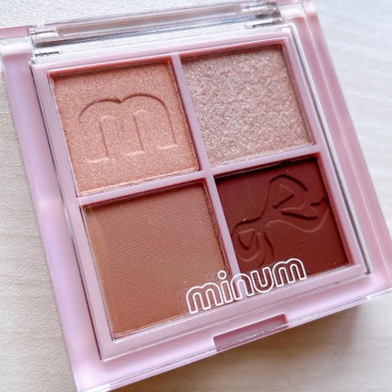 バブアイカラーパレット 01 バニラマカロン/minum/アイシャドウパレットの画像
