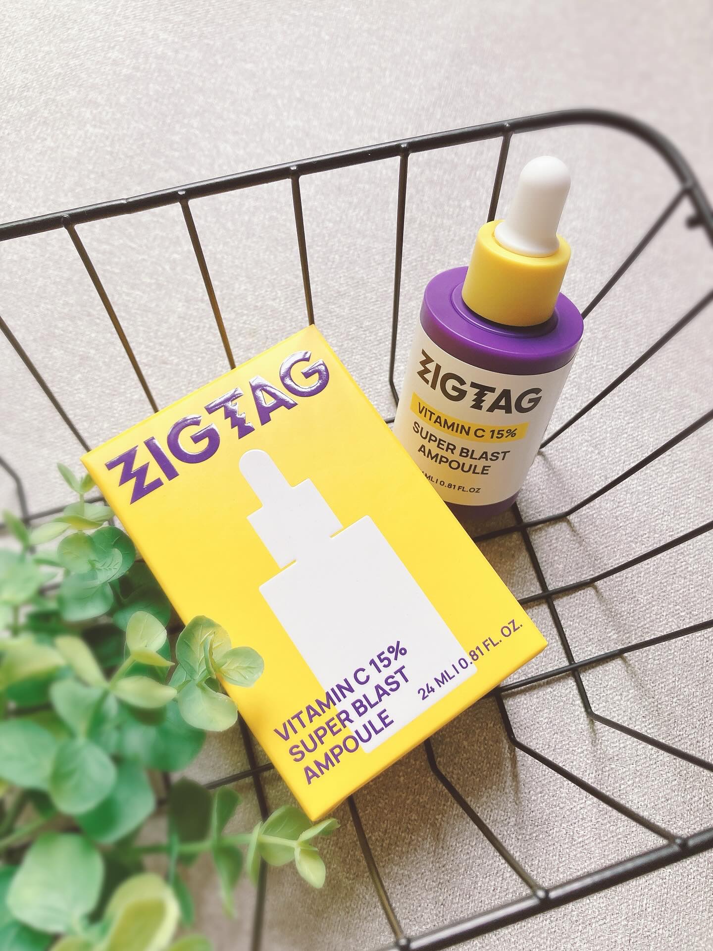 ビタミンC15%スーパーブラストアンプル/ZIGTAG/美容液を使ったクチコミ（1枚目）