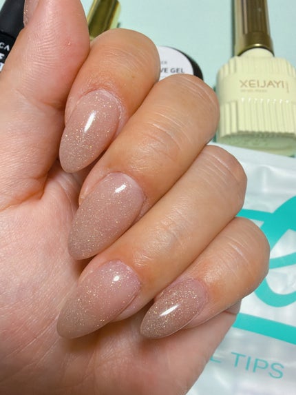 ブリランテトップコート/Petit Price/ジェルネイルを使ったクチコミ(4枚目)