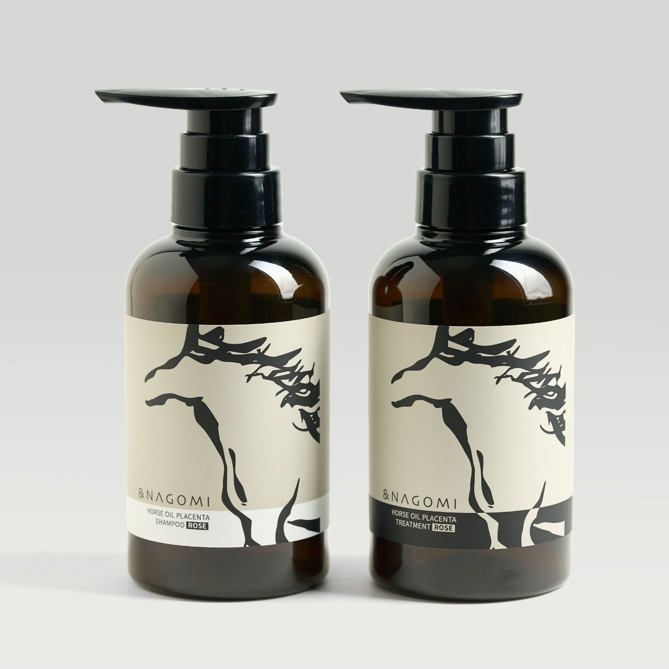 馬プラセンタエキス配合 馬油 シャンプー/トリートメント / ＆NAGOMI