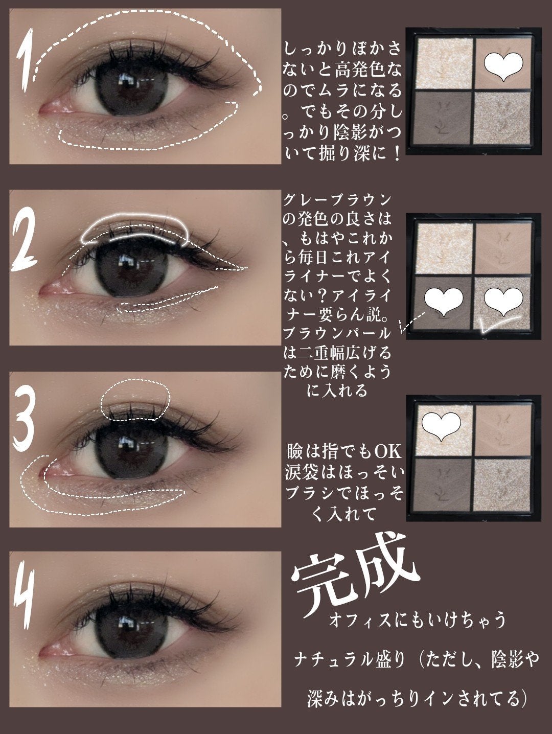 クチュール ミニ クラッチ/YVES SAINT LAURENT BEAUTE/アイシャドウパレットを使ったクチコミ(6枚目)