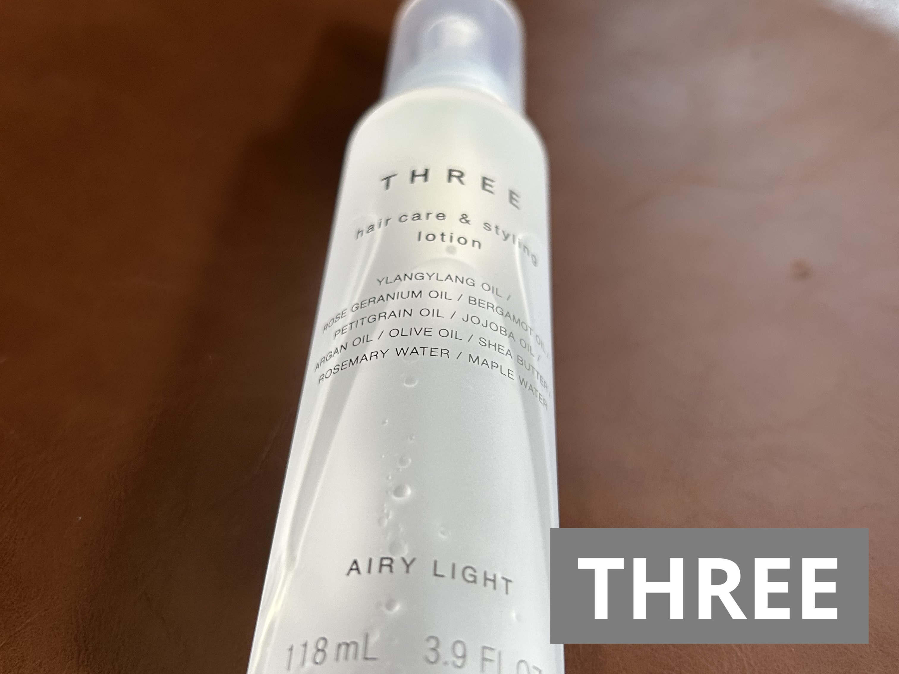 ヘアケア＆スタイリング ローション/THREE/ヘアミストを使ったクチコミ（1枚目）