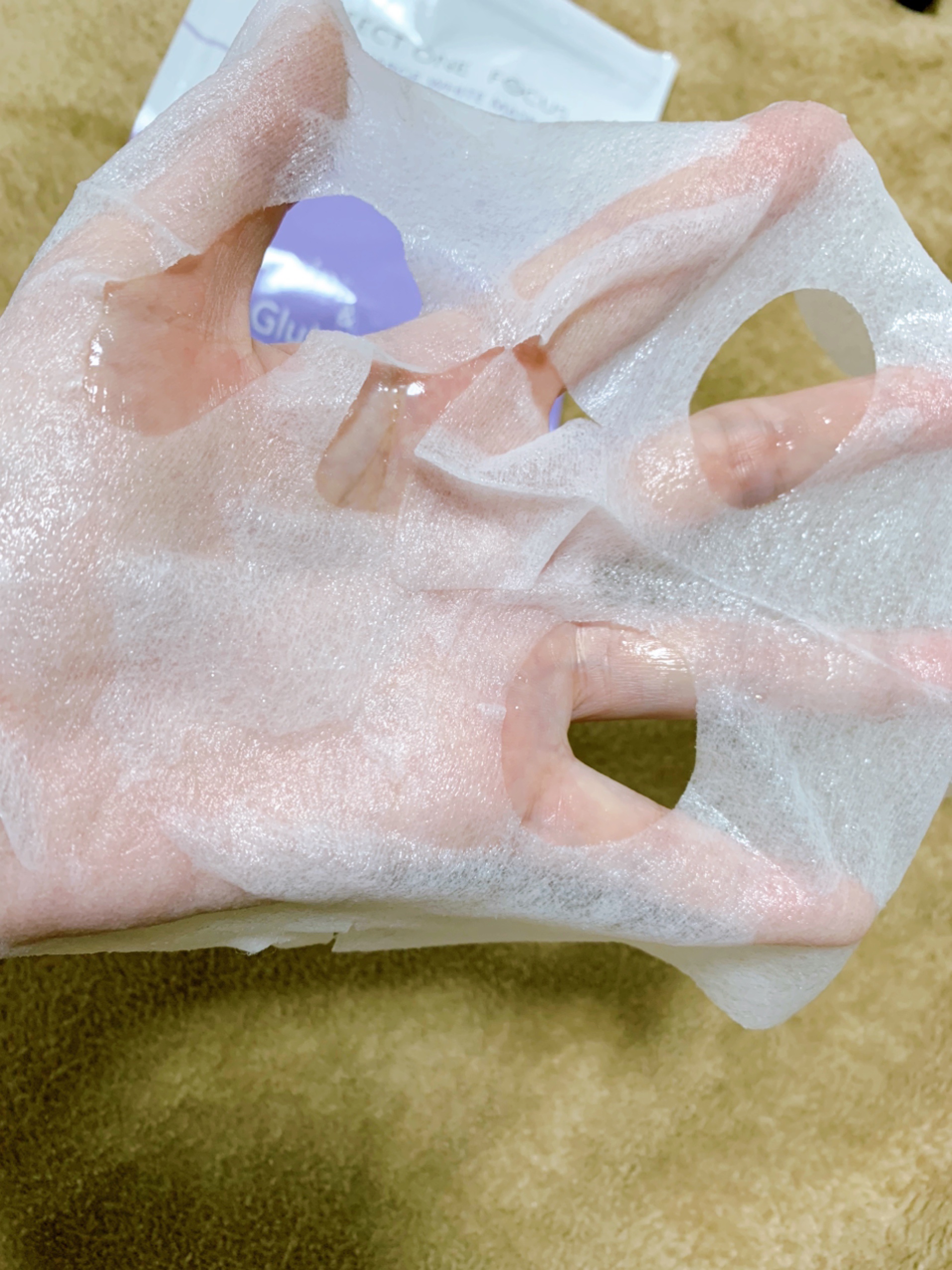 VCチャージ  ホワイトマスク/PERFECT ONE  FOCUS/シートマスク・パックを使ったクチコミ（3枚目）