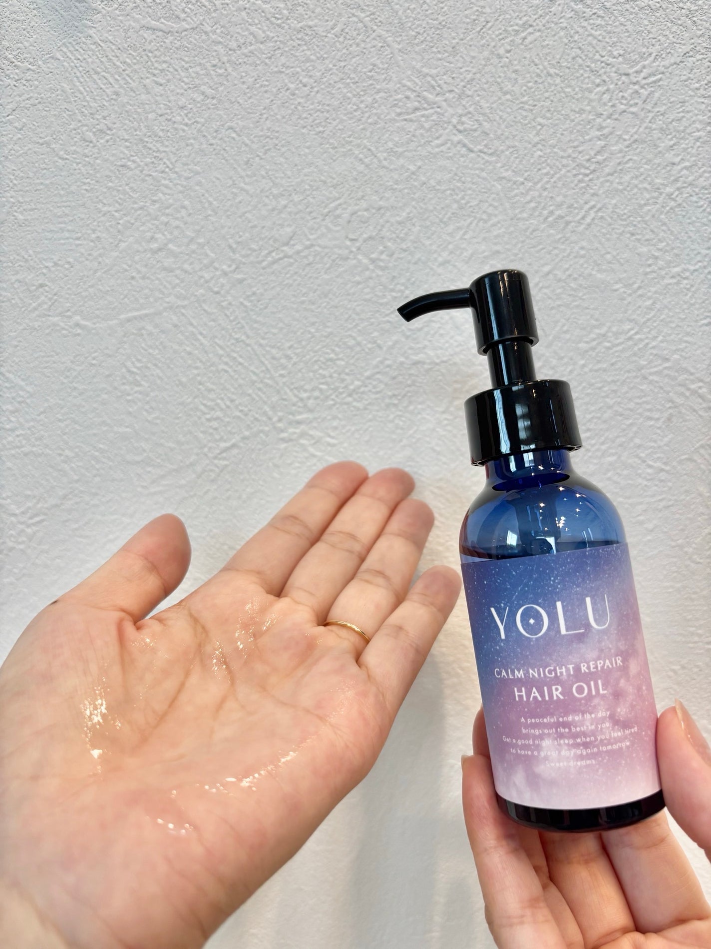 ヨル カームナイトリペアヘアオイル/YOLU/ヘアオイルを使ったクチコミ(3枚目)