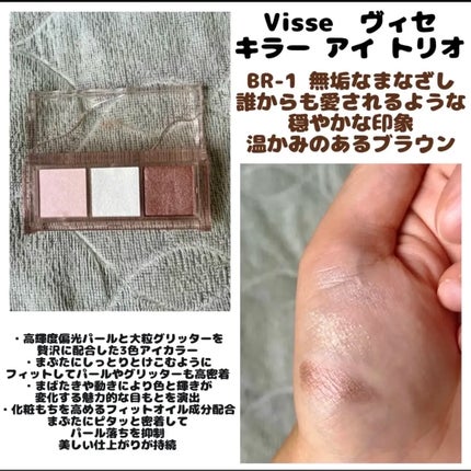 キラー アイ トリオ/Visée/アイシャドウパレットを使ったクチコミ(1枚目)