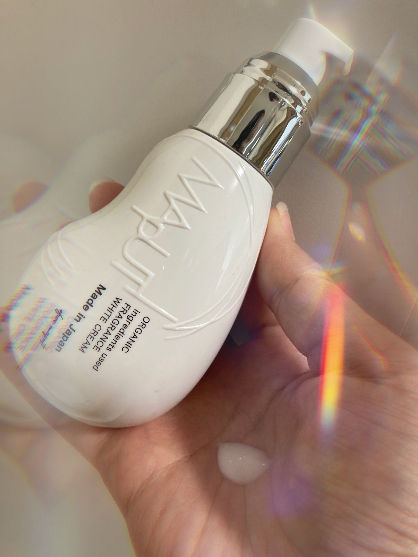 オーガニックフレグランスホワイトクリーム/MAPUTI/デリケートゾーンケアを使ったクチコミ(1枚目)