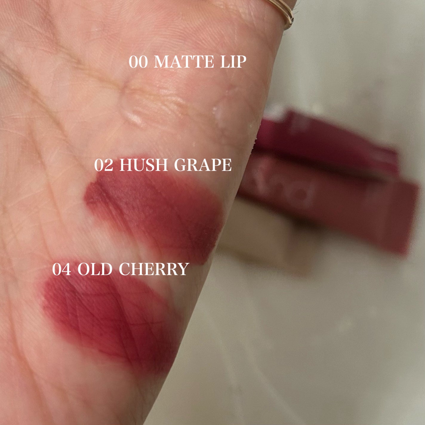 カラーリップマット/rom&nd/口紅を使ったクチコミ(2枚目)