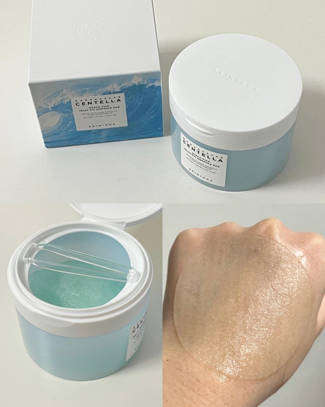 ヒアルーシカジェリーフィットアンプルパッド/SKIN1004/トナーパッドを使ったクチコミ(2枚目)