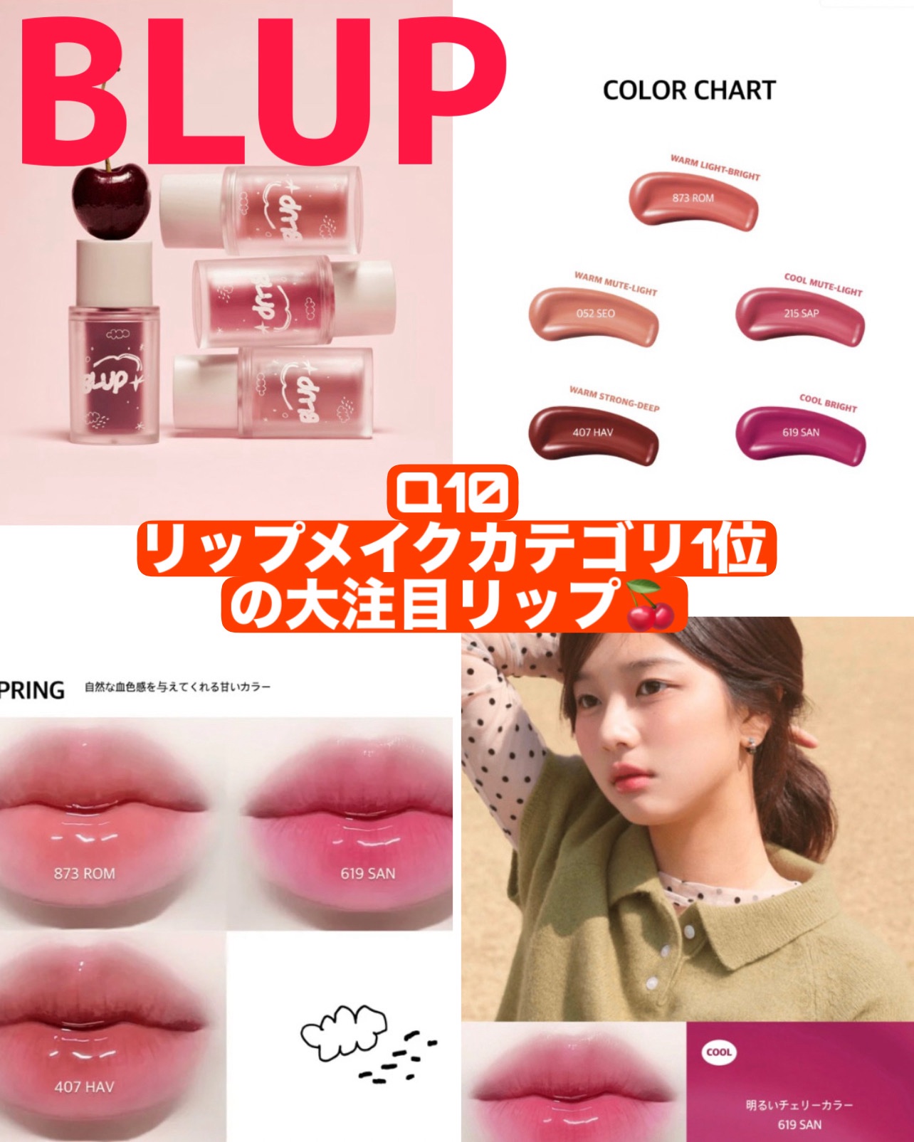 オーバーデューグローイティント/BLUP/リップティントを使ったクチコミ（2枚目）