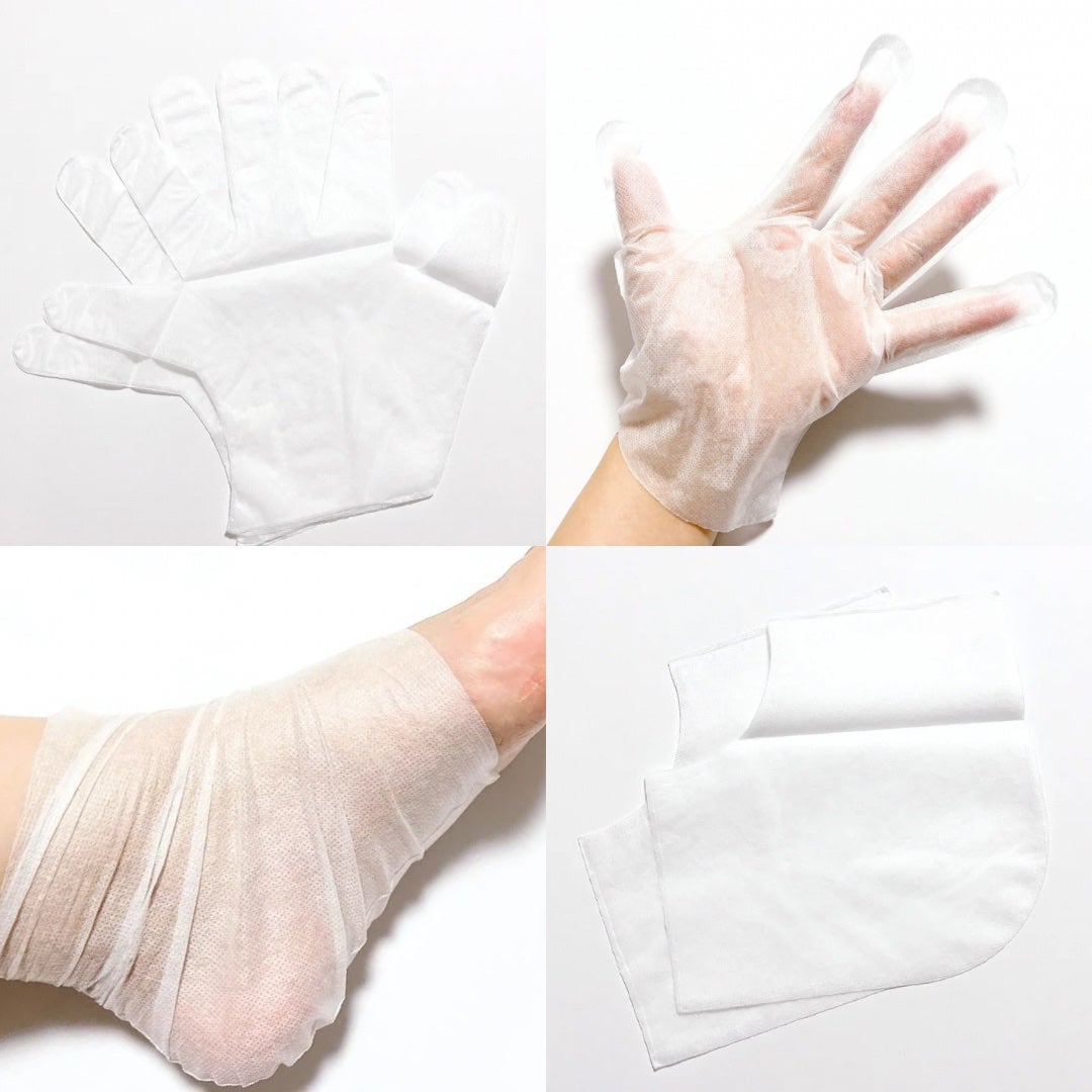 ガサガサかかとをしっとり包む お手入れ底上げ かかとケアマスク/キュレル/レッグ・フットケアを使ったクチコミ(2枚目)