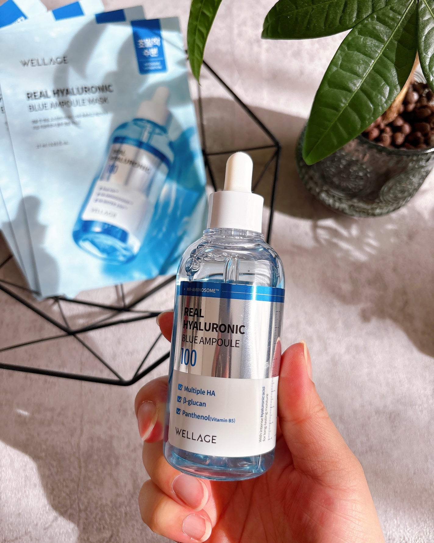 リアルヒアルロニックブルーアンプル 100/Wellage/美容液を使ったクチコミ(2枚目)