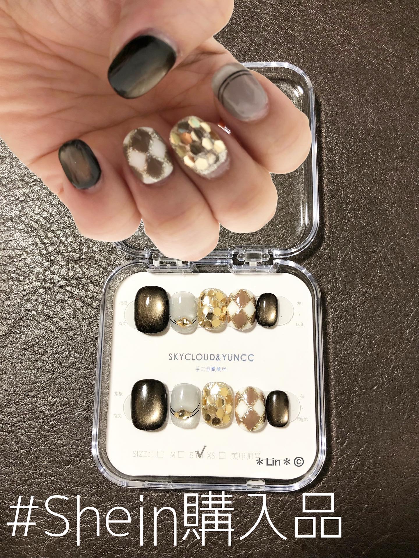 ネイルチップ/SHEIN/ネイルチップ・パーツを使ったクチコミ（1枚目）