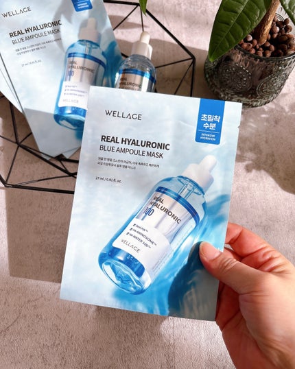 リアルヒアルロニックブルーアンプル 100/Wellage/美容液を使ったクチコミ(4枚目)