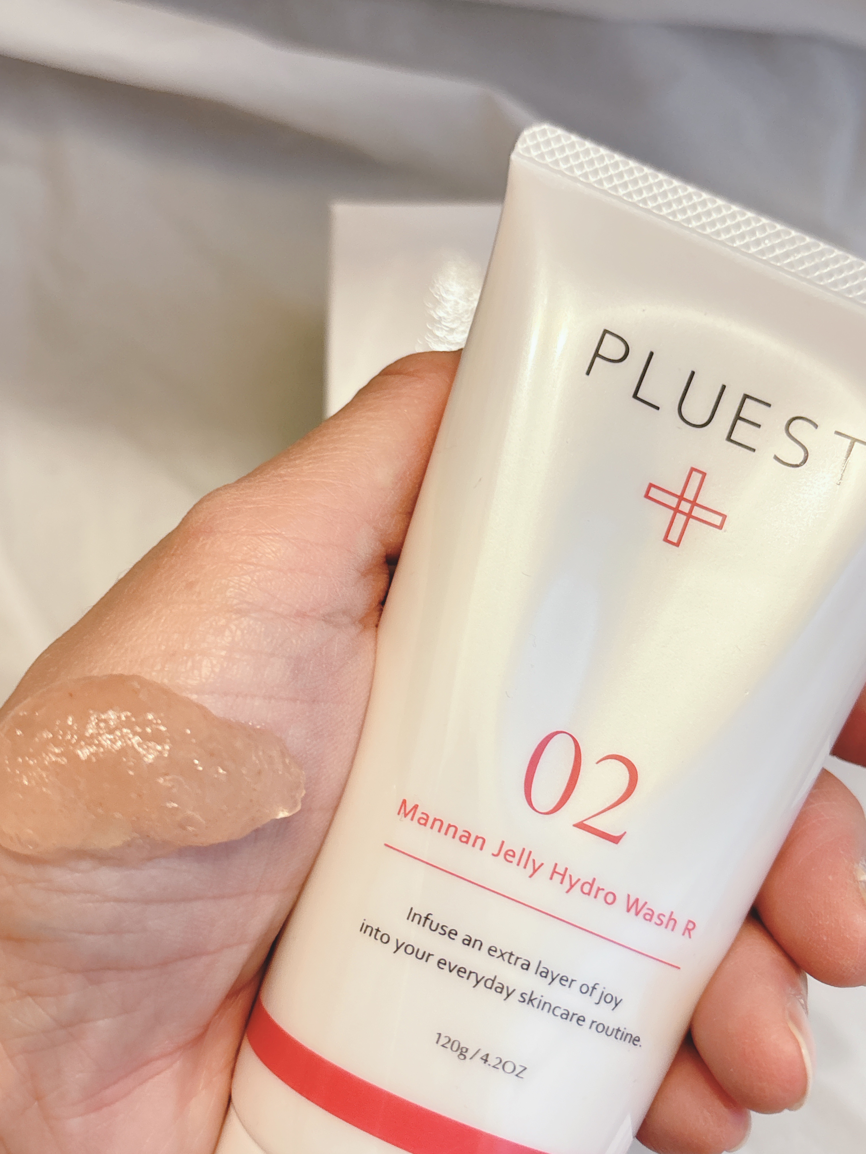 マンナンジェリーハイドロウォッシュ R/PLUEST/洗顔料を使ったクチコミ（2枚目）