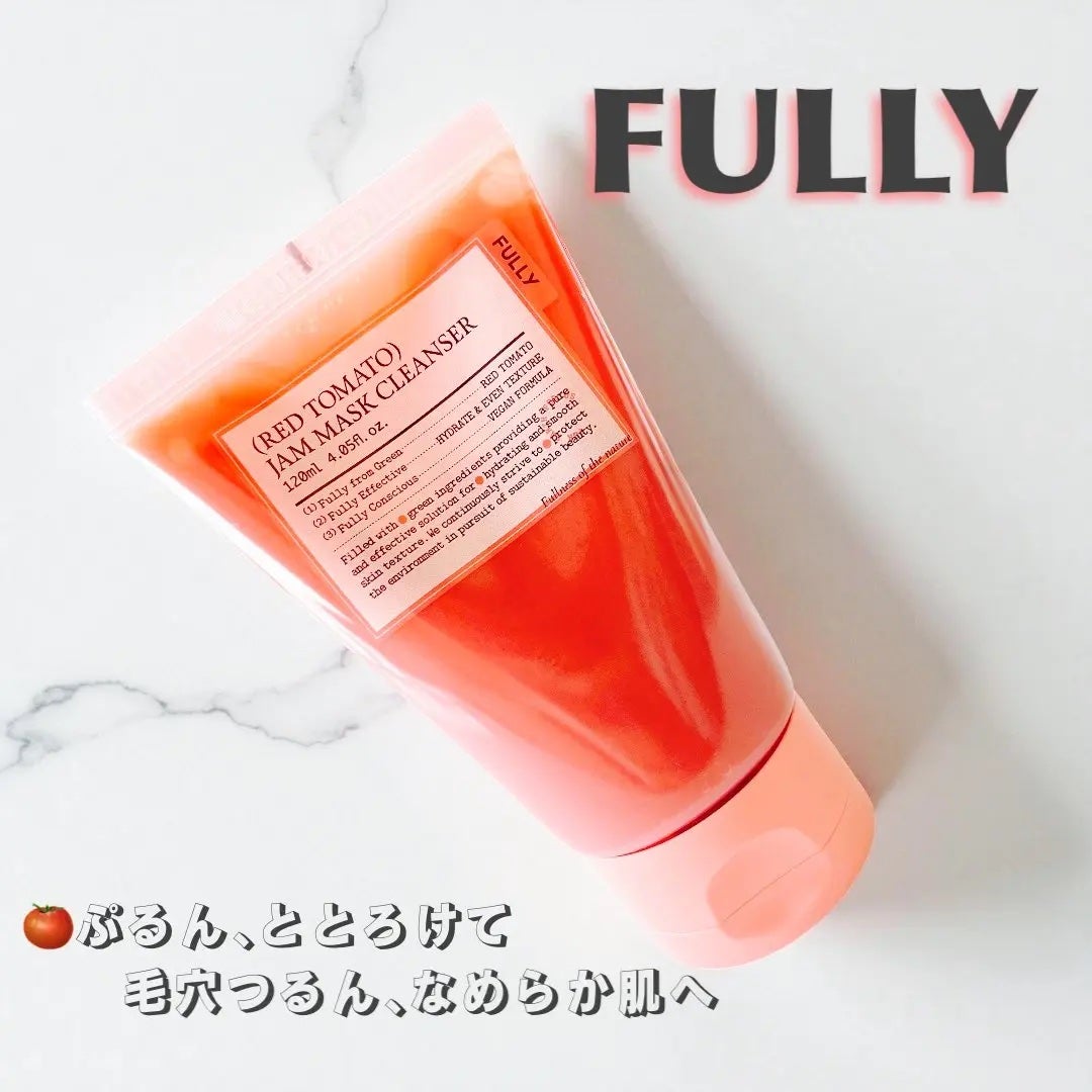 レッドトマトジャムマスククレンザー/FULLY/洗顔フォームを使ったクチコミ(1枚目)