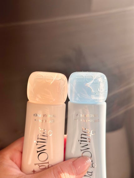 スパグロウUVトーンアップベース/fwee/化粧下地を使ったクチコミ(2枚目)