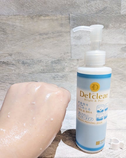 DETクリア ブライト&ピール ピーリングジェリー<無香料タイプ>/Detclear/ピーリングを使ったクチコミ(3枚目)