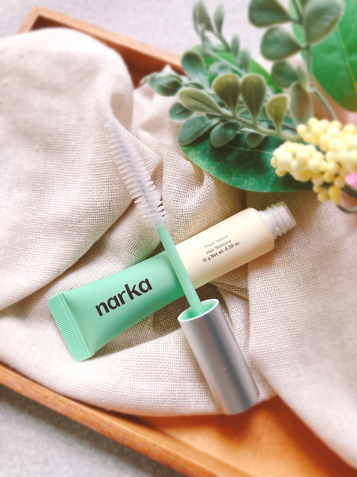 フレッシュセバムヘアマスカラ/narka/その他スタイリングを使ったクチコミ（2枚目）