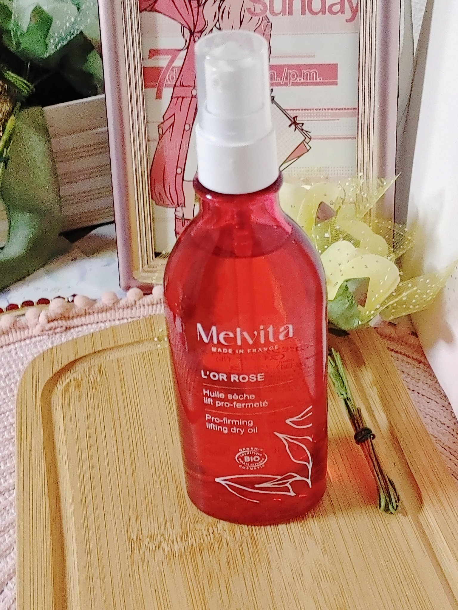 かなたのクチコミ「Melvita　ロルロゼ ピンクフィット ボディオイル 2.0　100ml

アロマな香りのボ.....」（1枚目）