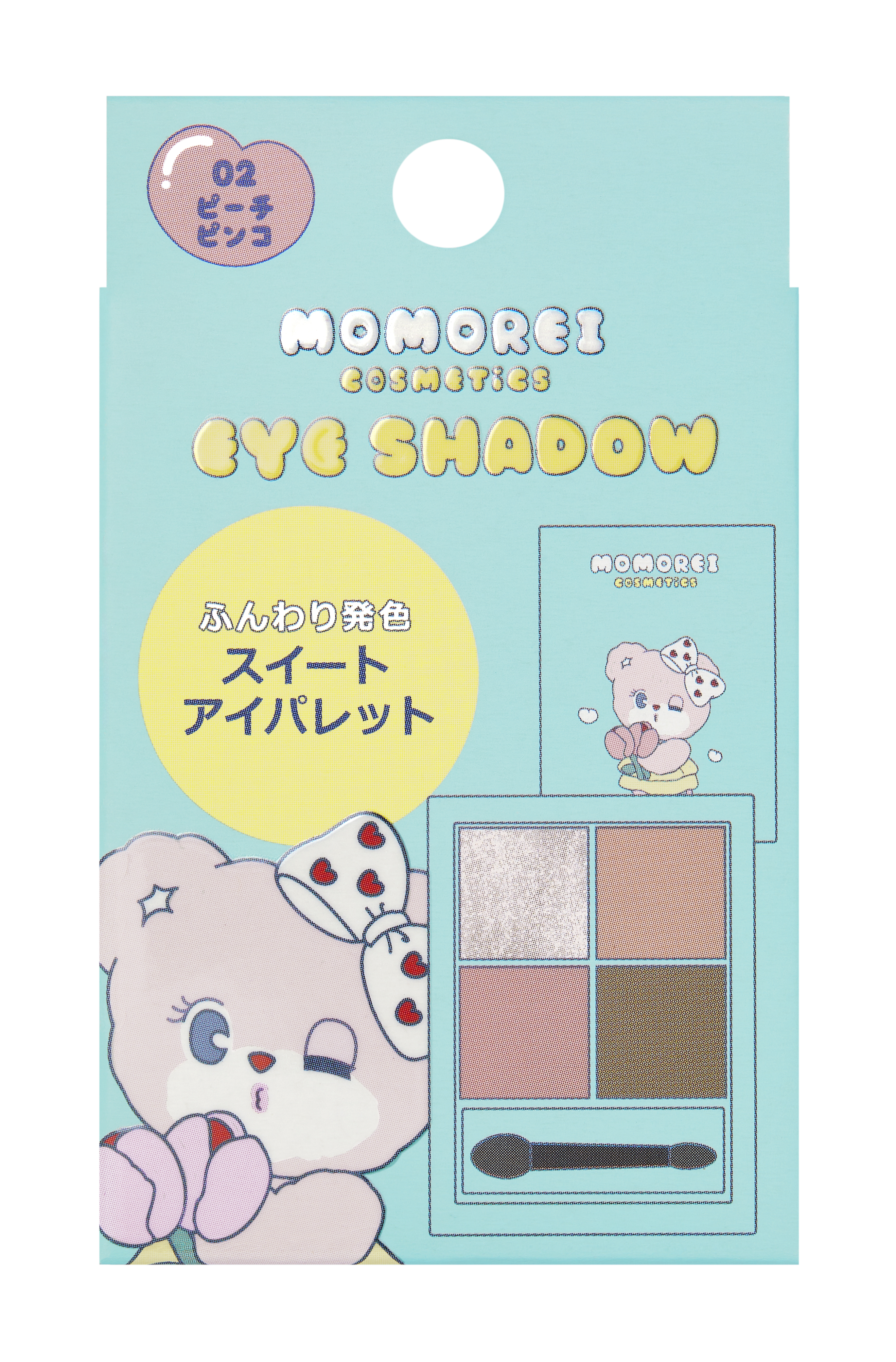 モモレイコスメティックス アイシャドウ 02 ピーチピンコ