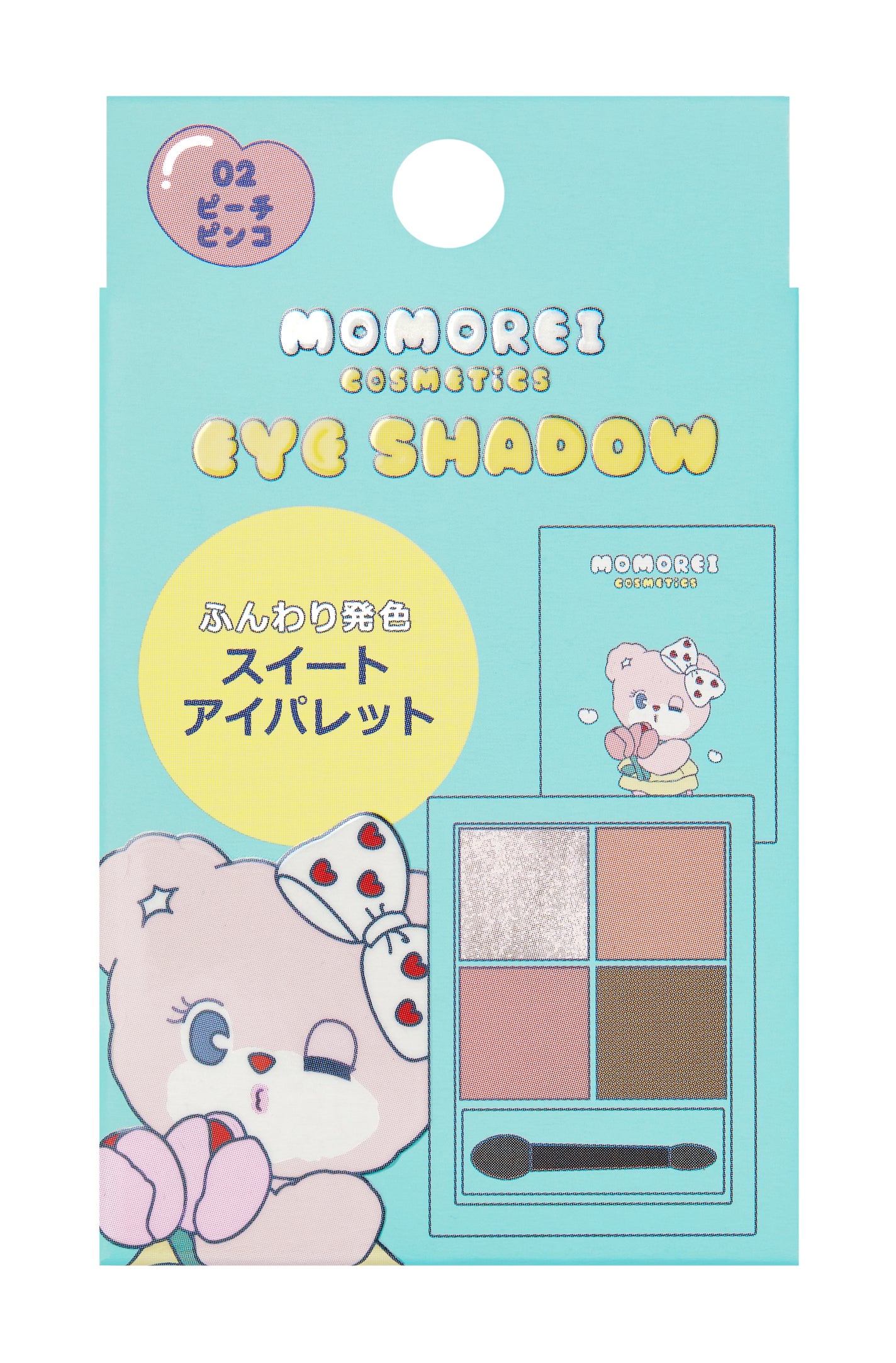 モモレイコスメティックス アイシャドウ 02 ピーチピンコ