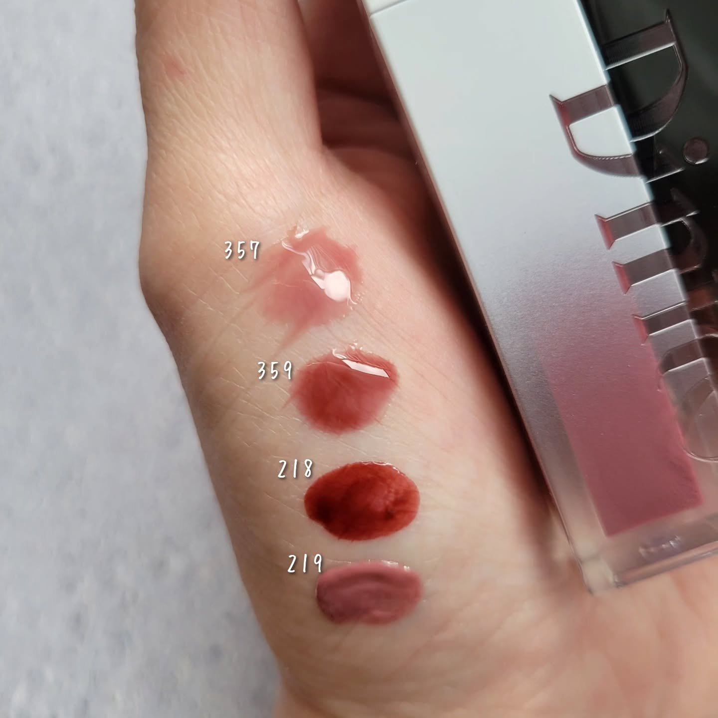 ブラーグロイリップティント/Dinto/リップティントを使ったクチコミ（3枚目）