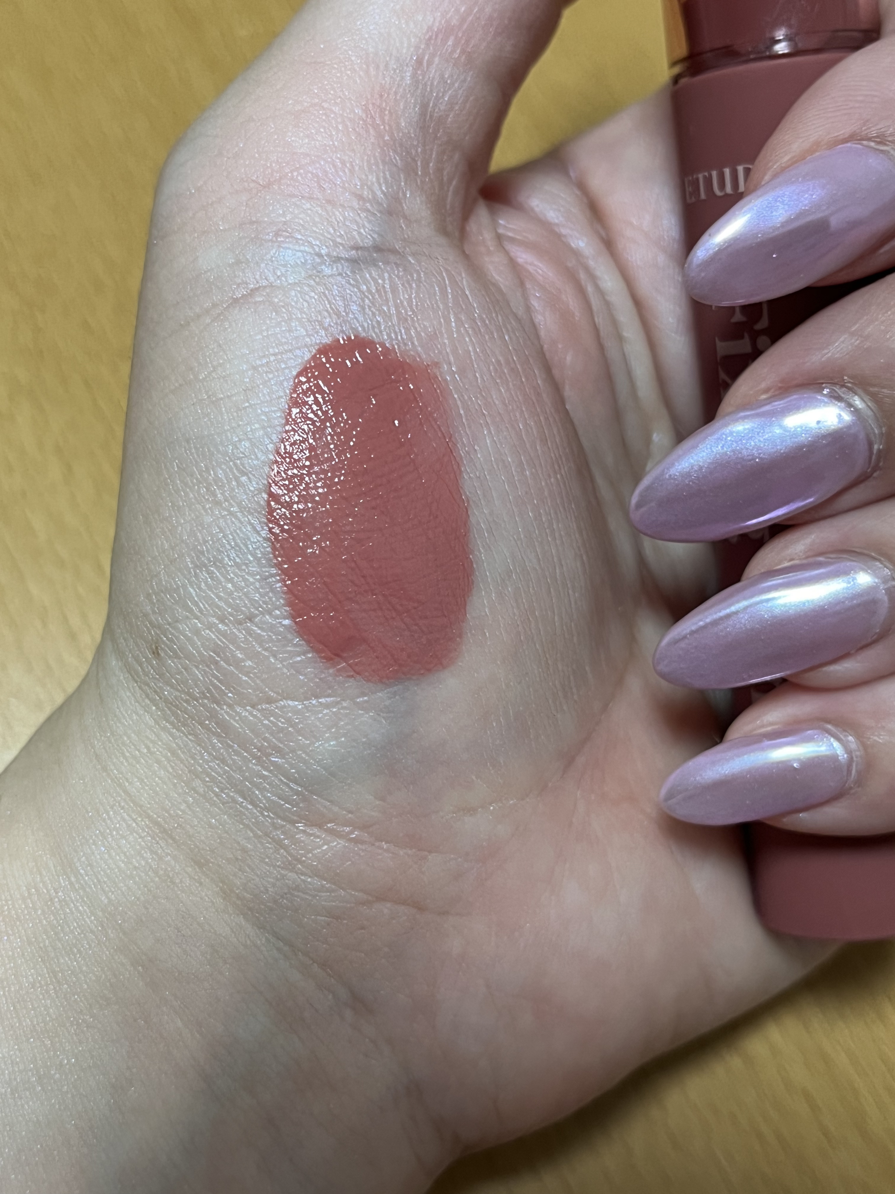 フィクシングティント/ETUDE/リップティントを使ったクチコミ（3枚目）