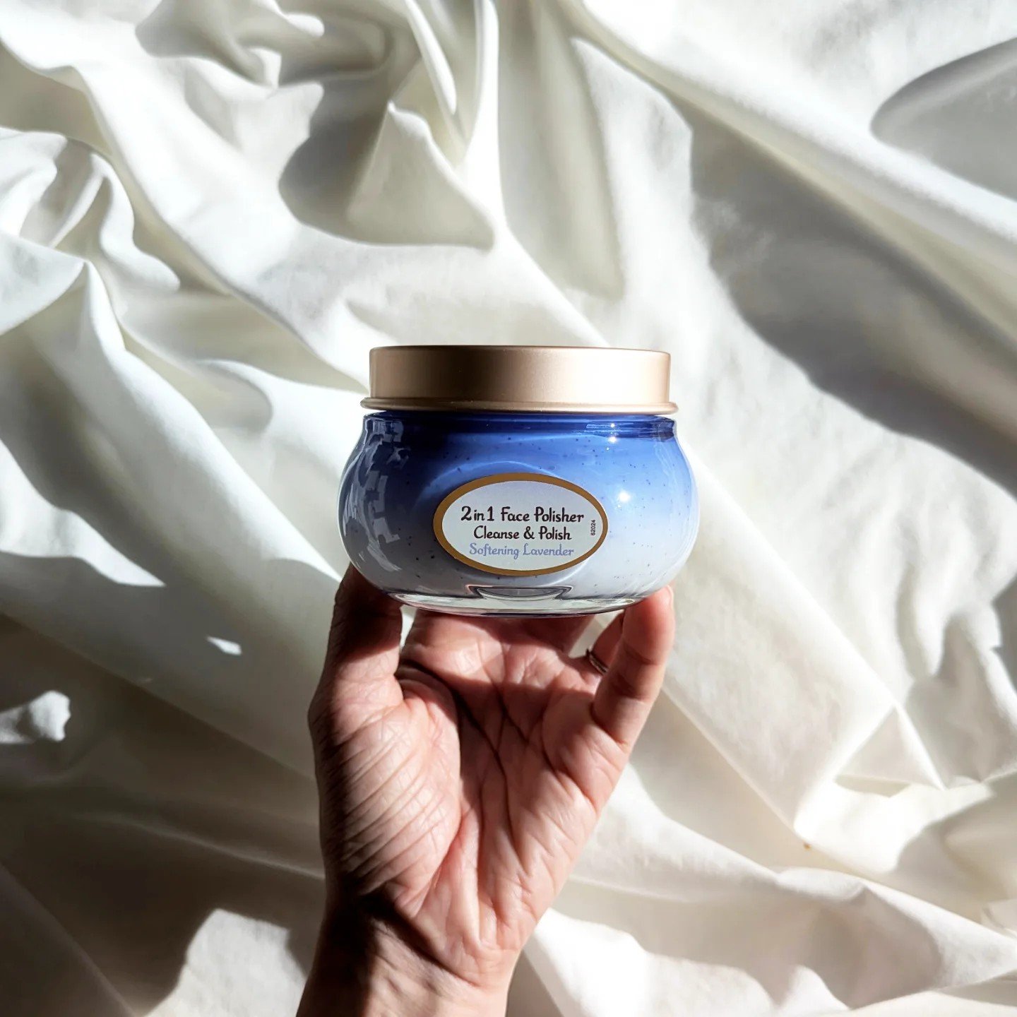 フェイスポリッシャー リラクシング(ラベンダー)/SABON/スクラブ・ゴマージュを使ったクチコミ（2枚目）