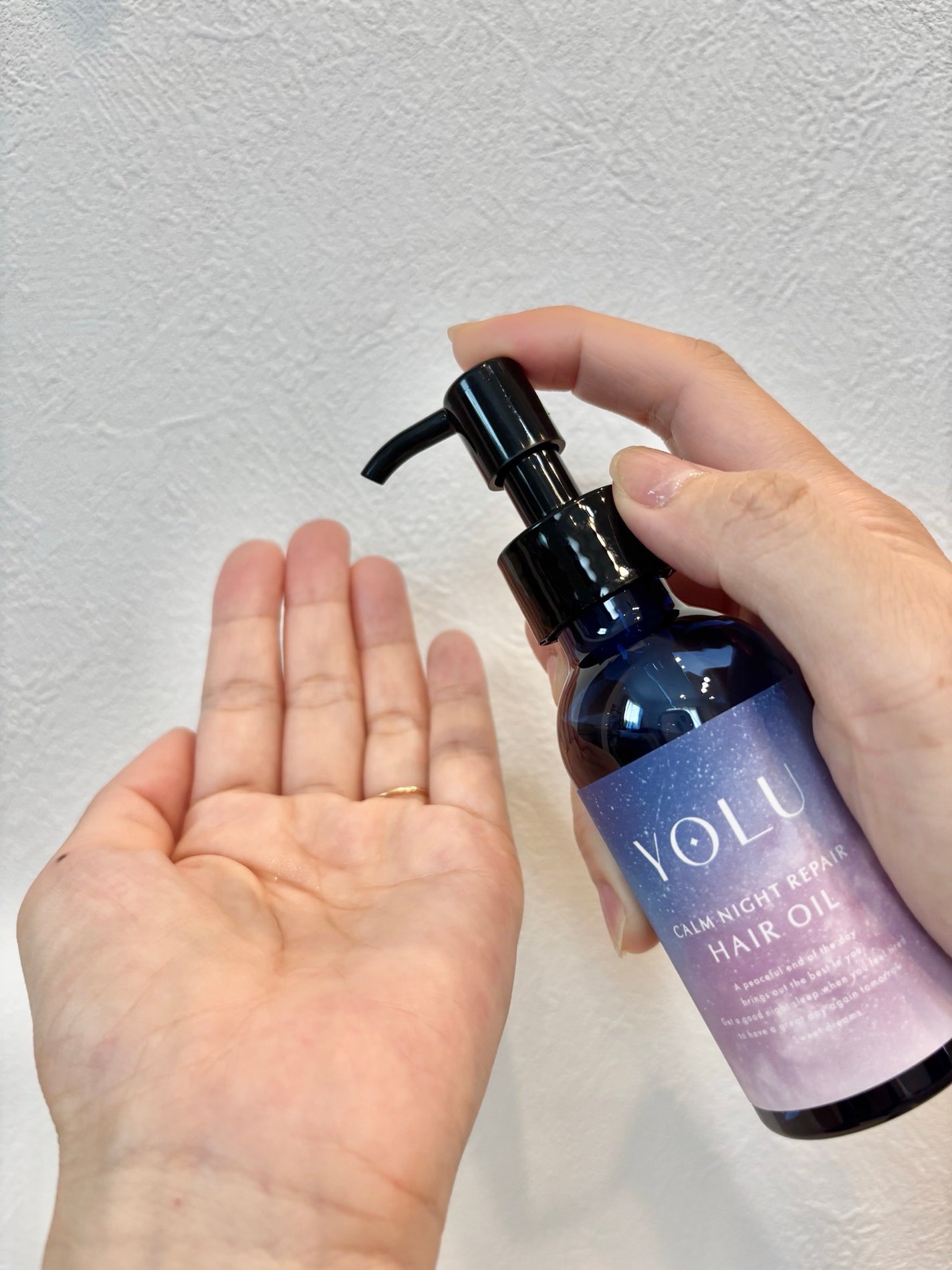 ヨル カームナイトリペアヘアオイル/YOLU/ヘアオイルを使ったクチコミ(2枚目)