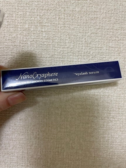 ナノクリスフェアアイラッシュセラム/ナノクリスフェア/まつげ美容液を使ったクチコミ(1枚目)