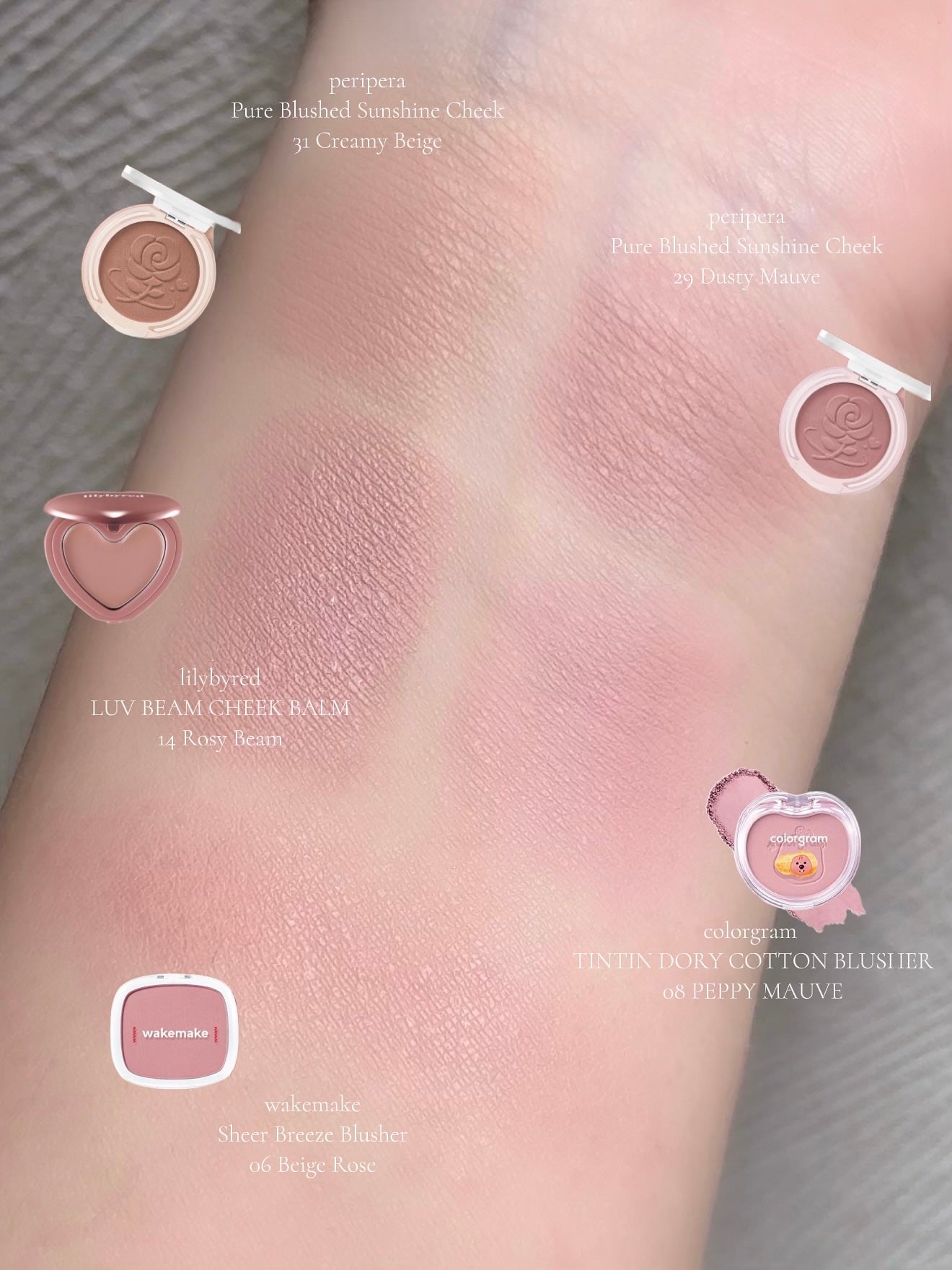 ピュア ブラッシュド サンシャイン チーク/PERIPERA/パウダーチークを使ったクチコミ(2枚目)