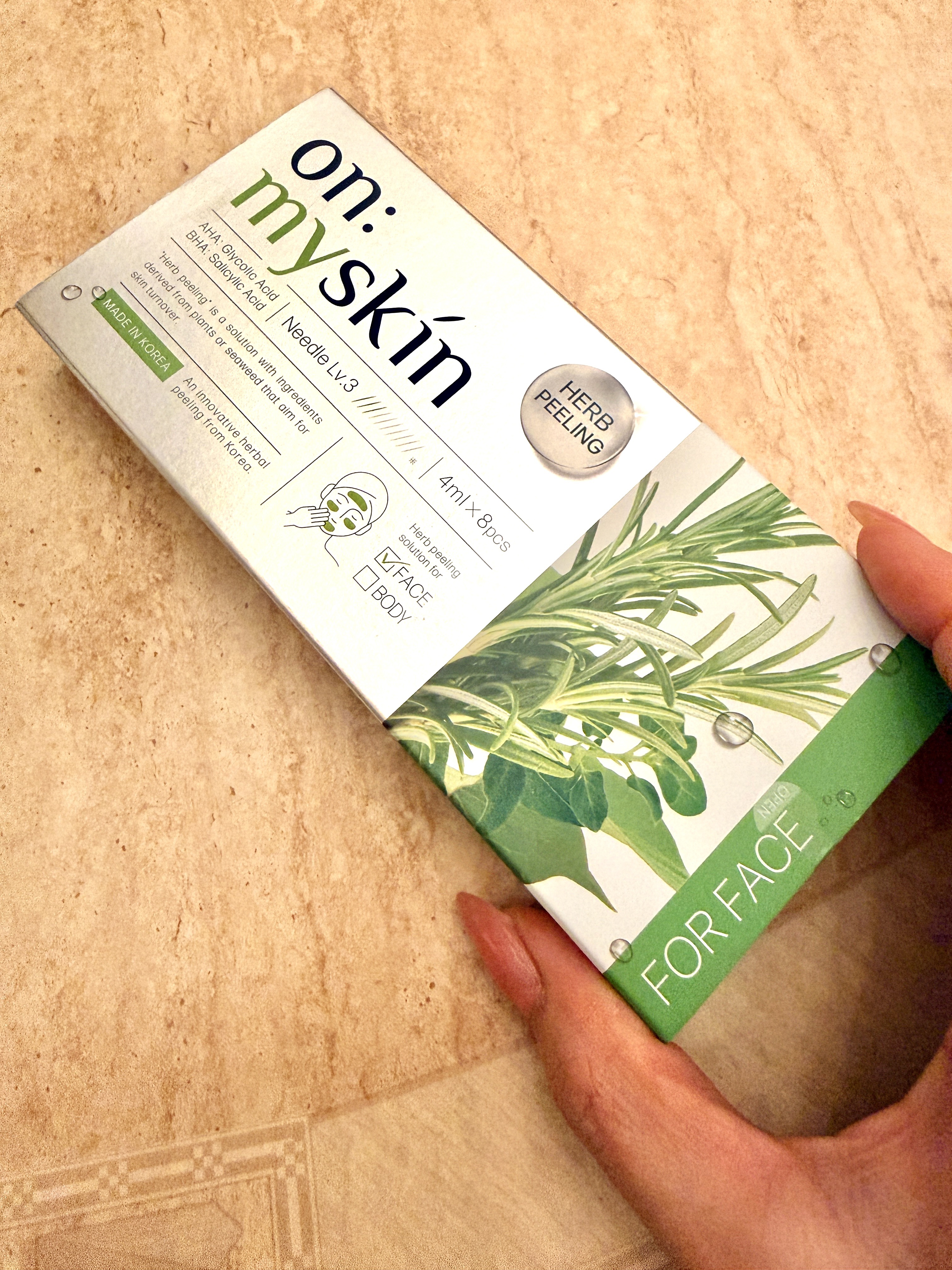 ハーブピーリング/on:myskin/ピーリングを使ったクチコミ（1枚目）