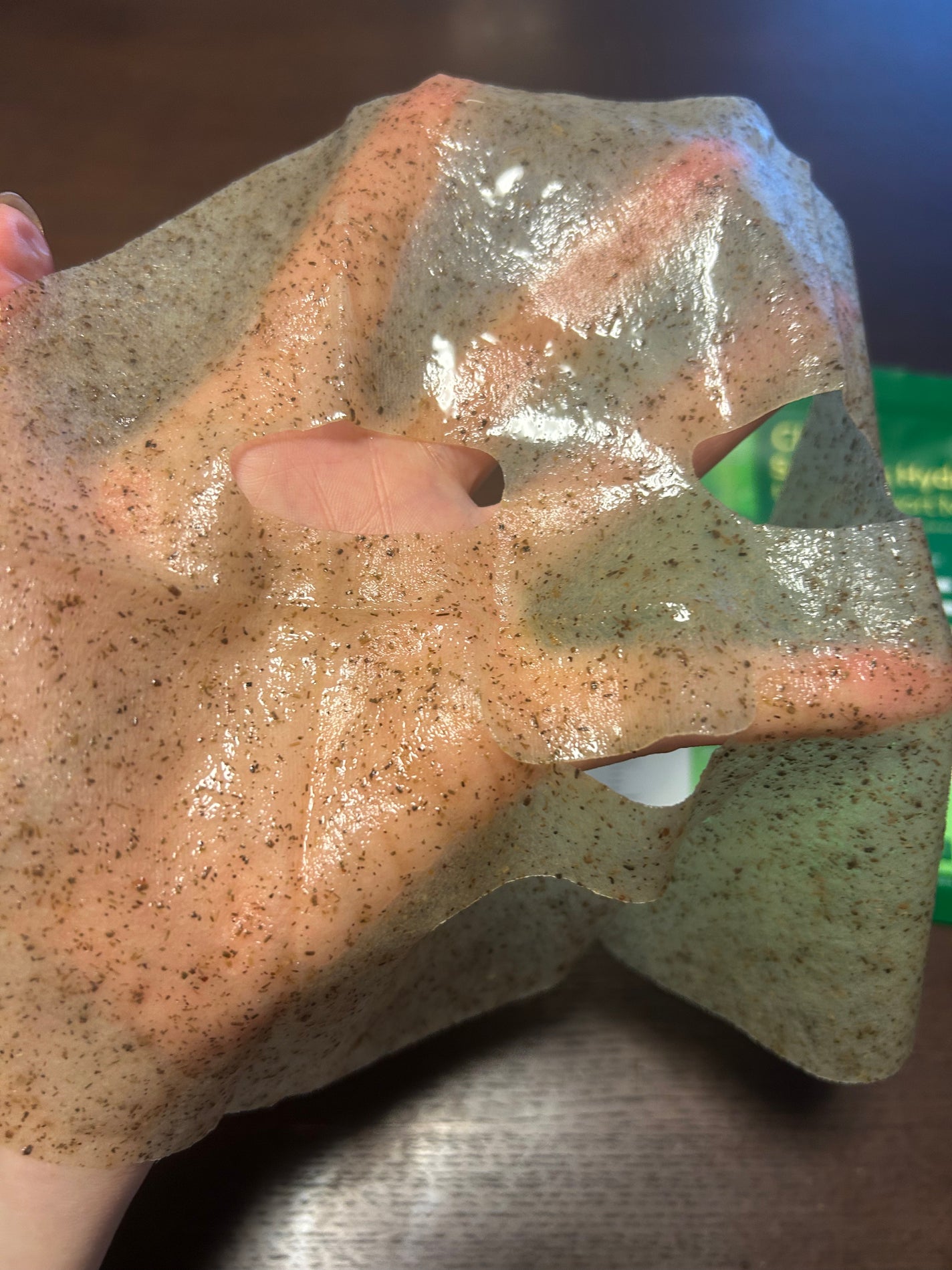 ツボクサスージングハイドロヨモギマスク/LIALUSTER/シートマスク・パックを使ったクチコミ(4枚目)