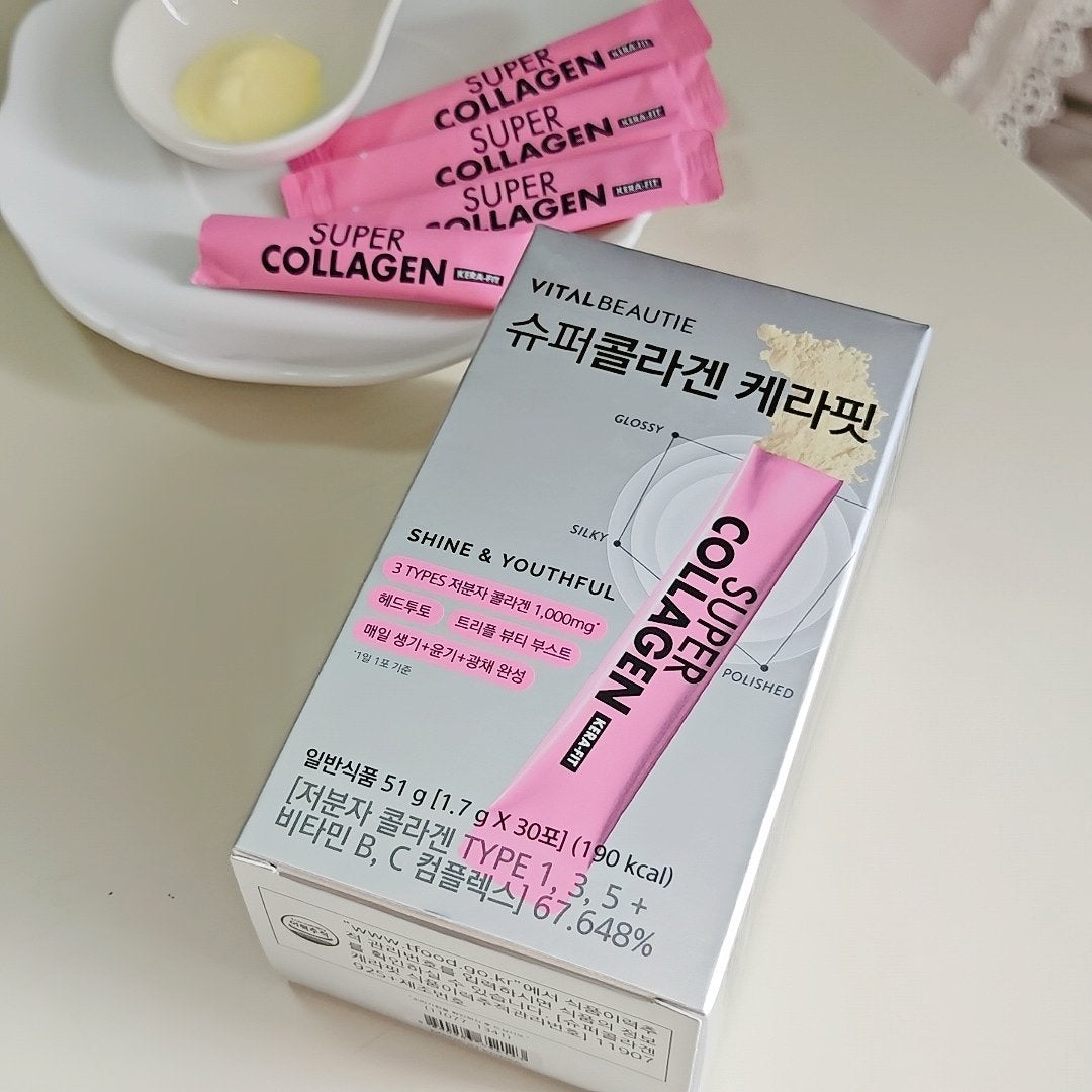 スーパーコラーゲン ケラフィット/VITALBEAUTIE/美容サプリメントを使ったクチコミ(1枚目)