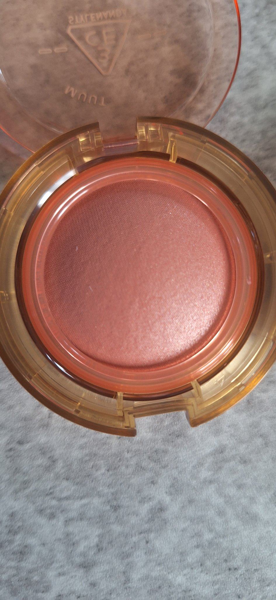 バウンシー ブラーバーム ピンクペタル/3CE/ジェル・クリームチークを使ったクチコミ（3枚目）