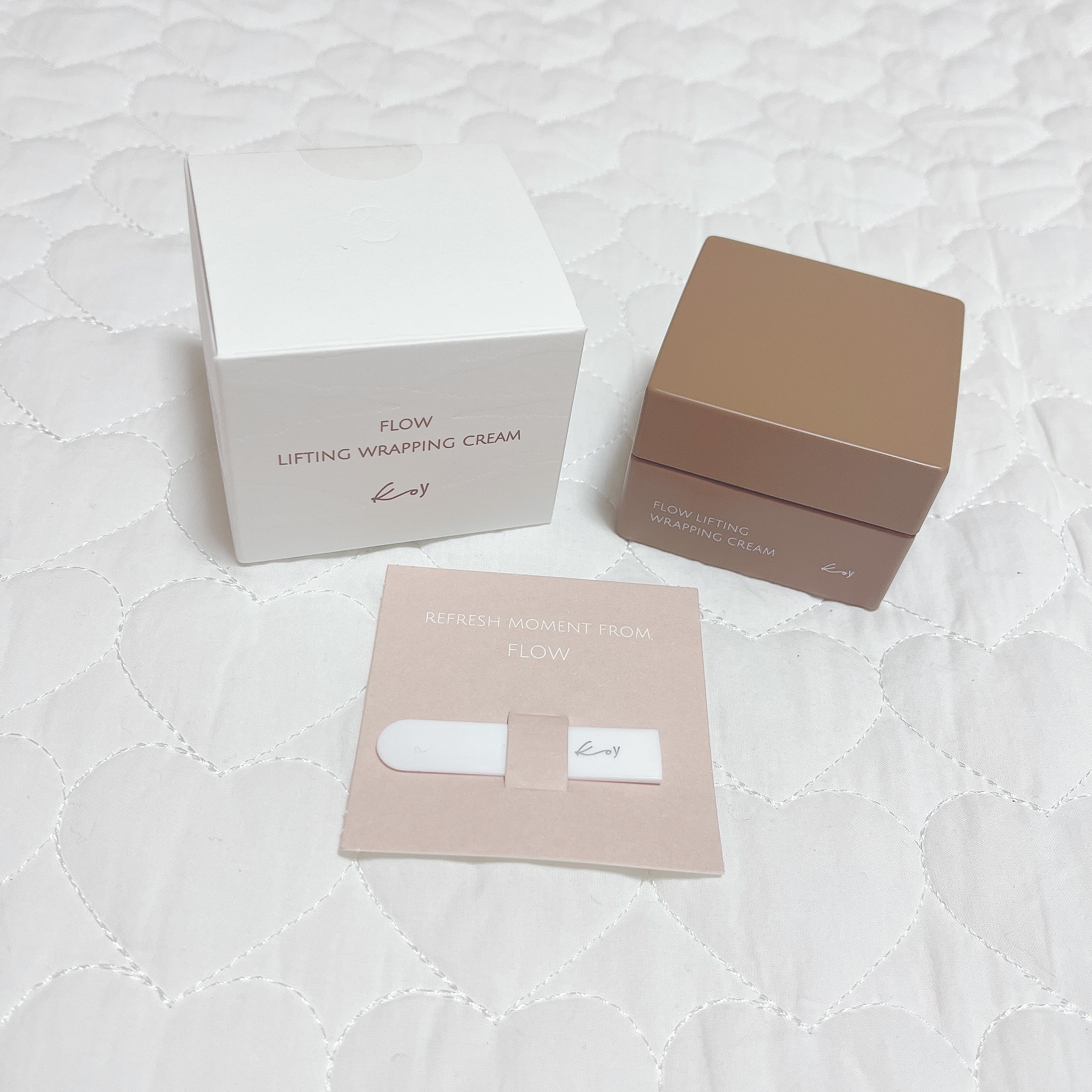 フローリフティングラッピングクリーム/koy/フェイスクリームを使ったクチコミ（2枚目）