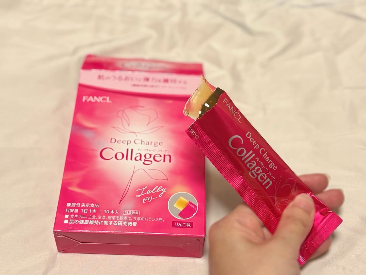 ディープチャージ  コラーゲン スティックゼリー/ファンケル/美容サプリメントを使ったクチコミ（1枚目）