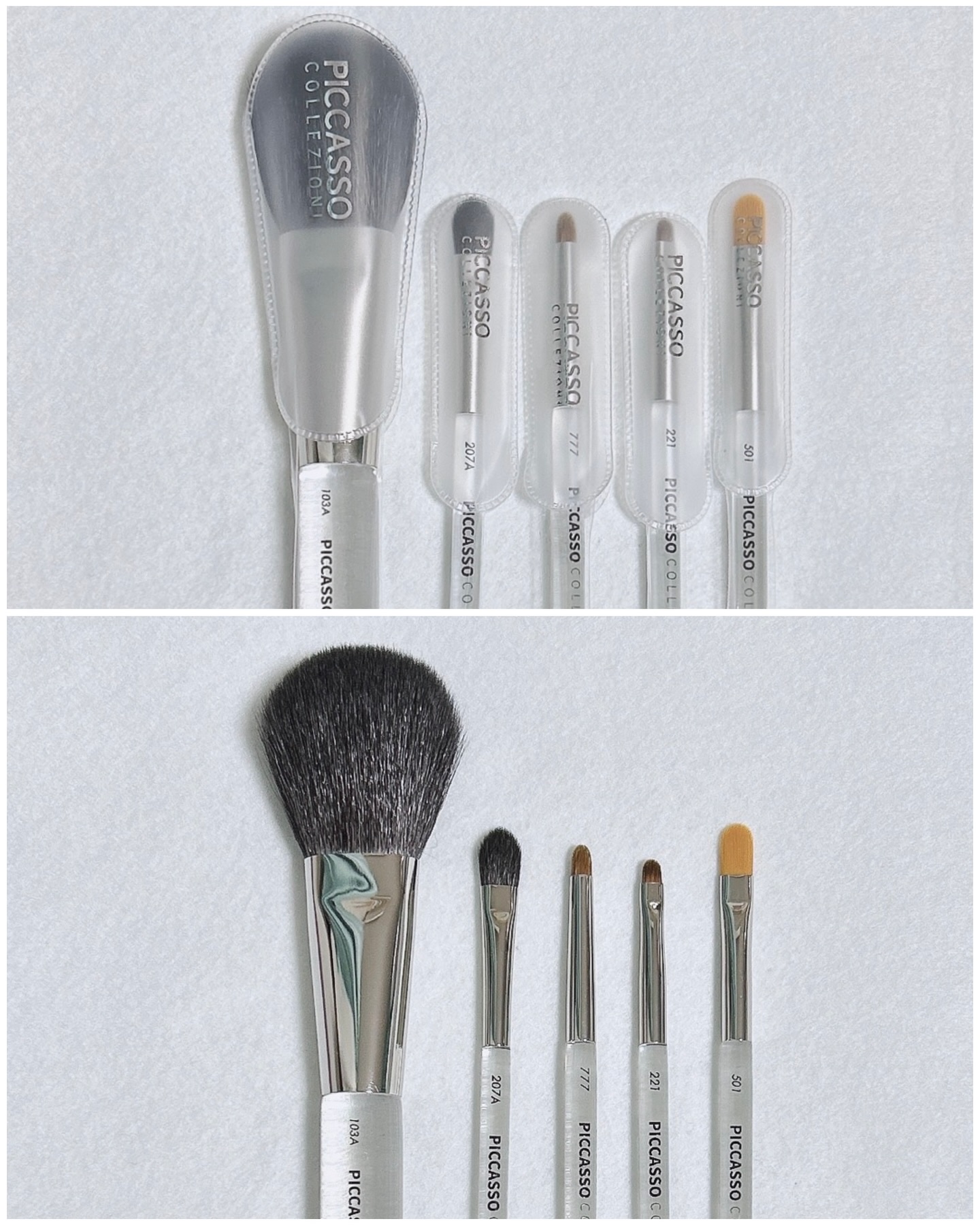 207A アイシャドウ/PICCASSO/メイクブラシを使ったクチコミ（3枚目）