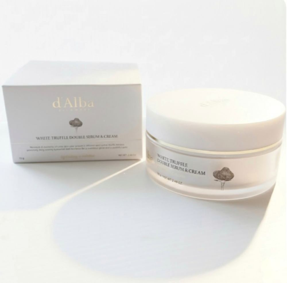 ホワイトトリュフダブルセラムアンドクリーム/ダルバ/フェイスクリームを使ったクチコミ(5枚目)