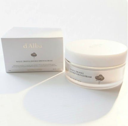 ホワイトトリュフダブルセラムアンドクリーム/ダルバ/フェイスクリームを使ったクチコミ(5枚目)