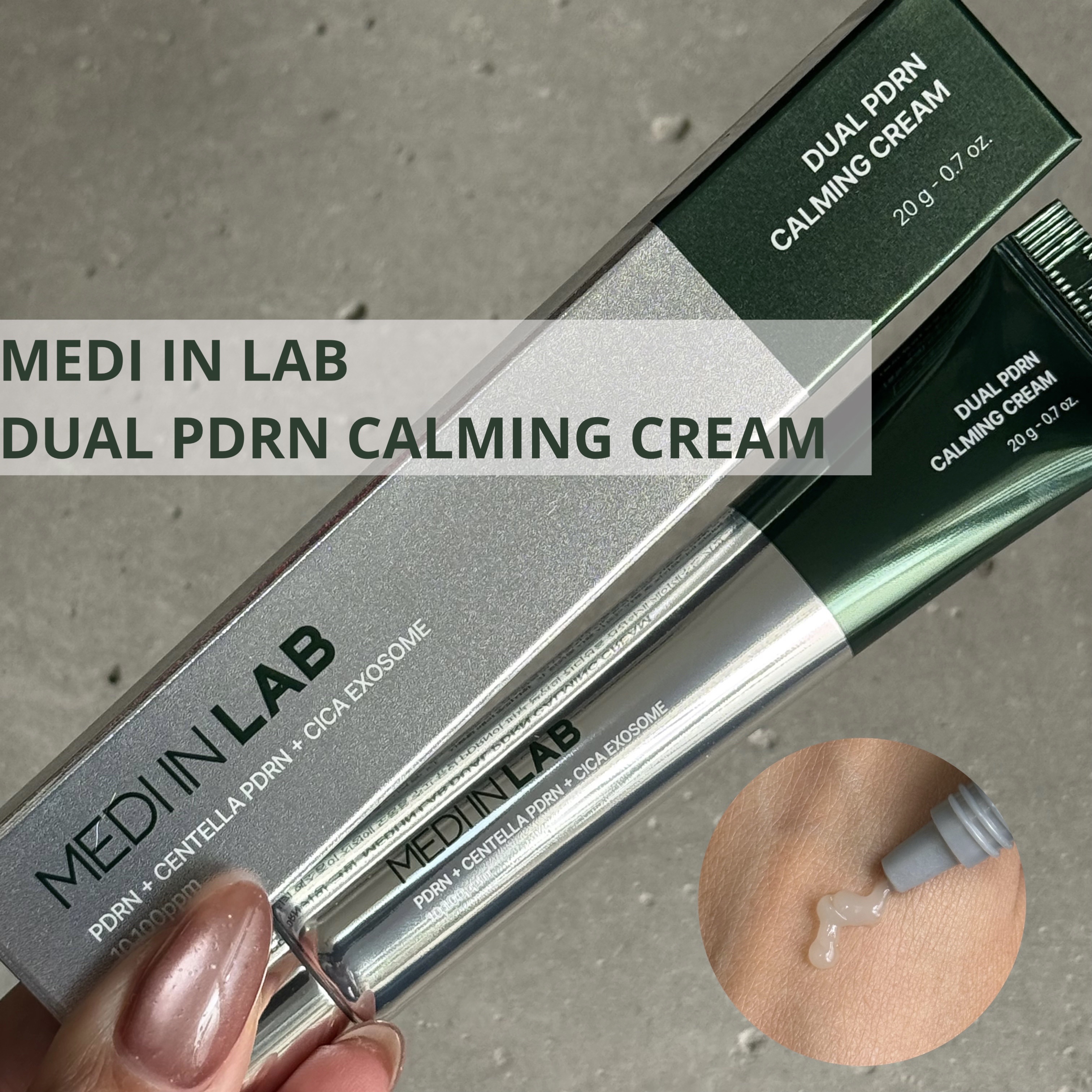 デュアルPDRNカーミングクリーム/MEDI IN LAB/フェイスクリームを使ったクチコミ（1枚目）