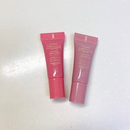 フィー3Dボリューミングティント ミニチューブ/fwee/リップティントを使ったクチコミ(4枚目)