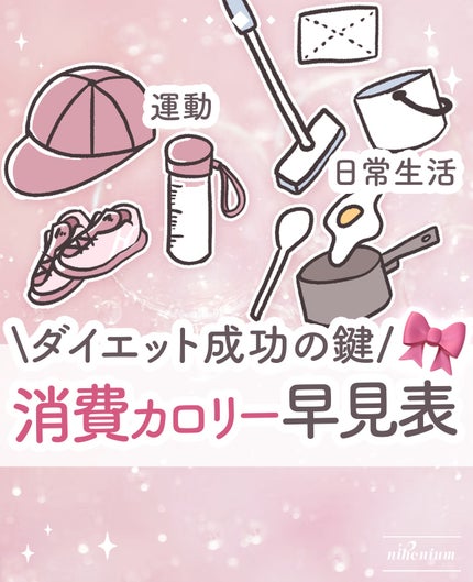 にほにうむ on LIPS 「消費カロリー早見表️📝✨️ダイエットにお役立てください🧸..」(1枚目)