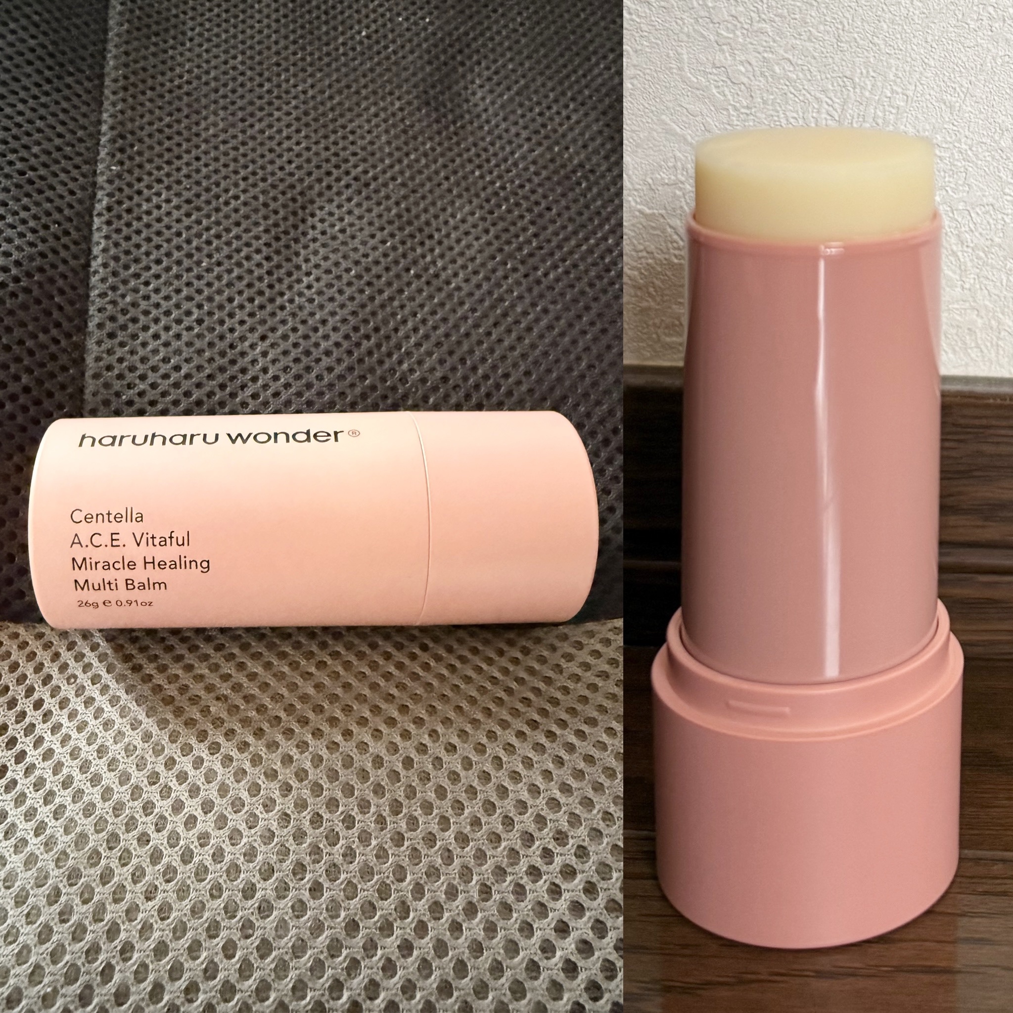 HARUHARUWONDER

CENTELLA A.C.E VITAFUL MIRACLE 

HEALING MULTI BALM

26g

センテラなど配合。

太めのバームで顔全体に一気に塗りやすい！

バニラのような香り🌿

