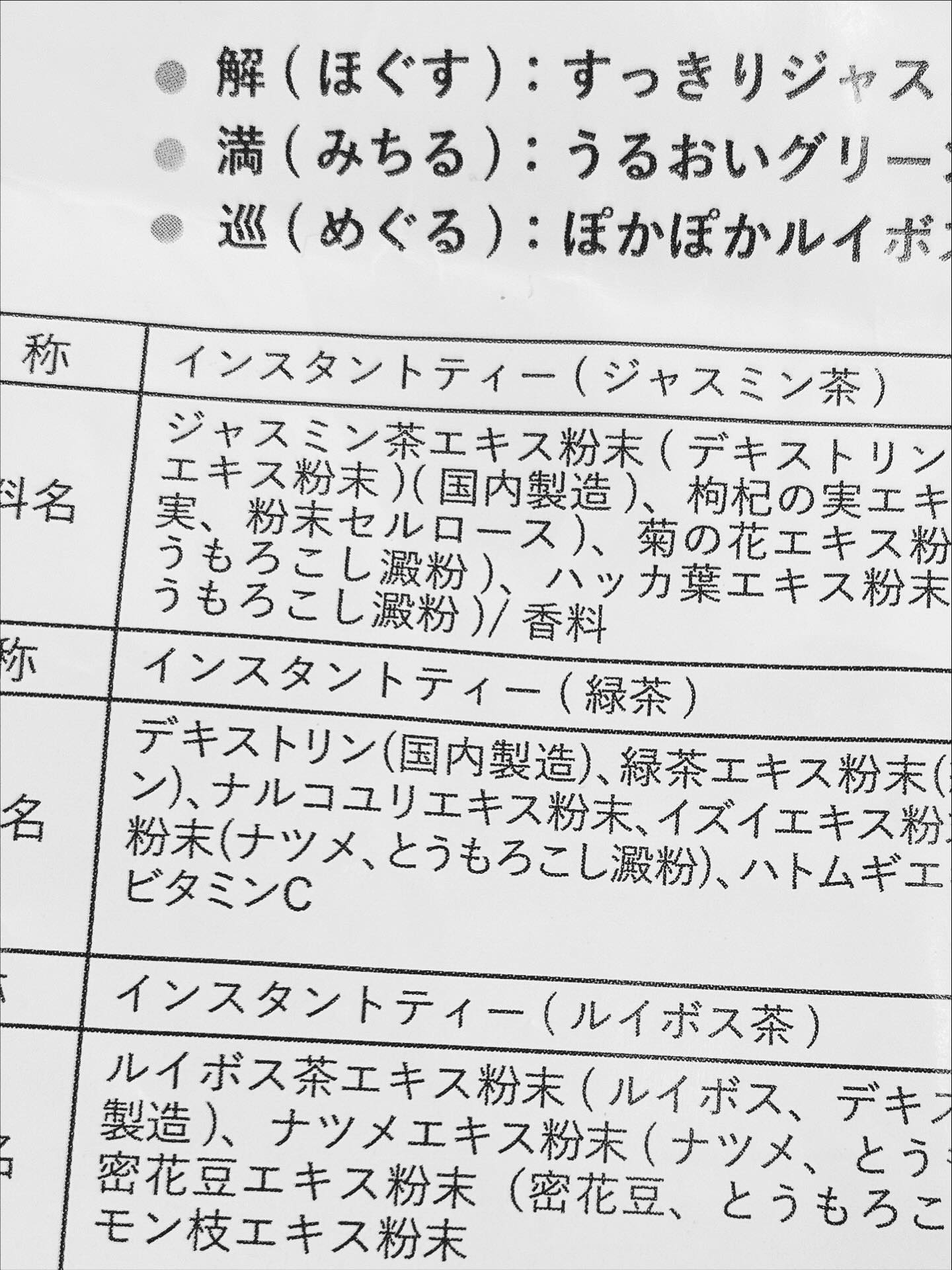 和漢ブレンドティー/pace/ドリンクを使ったクチコミ（2枚目）