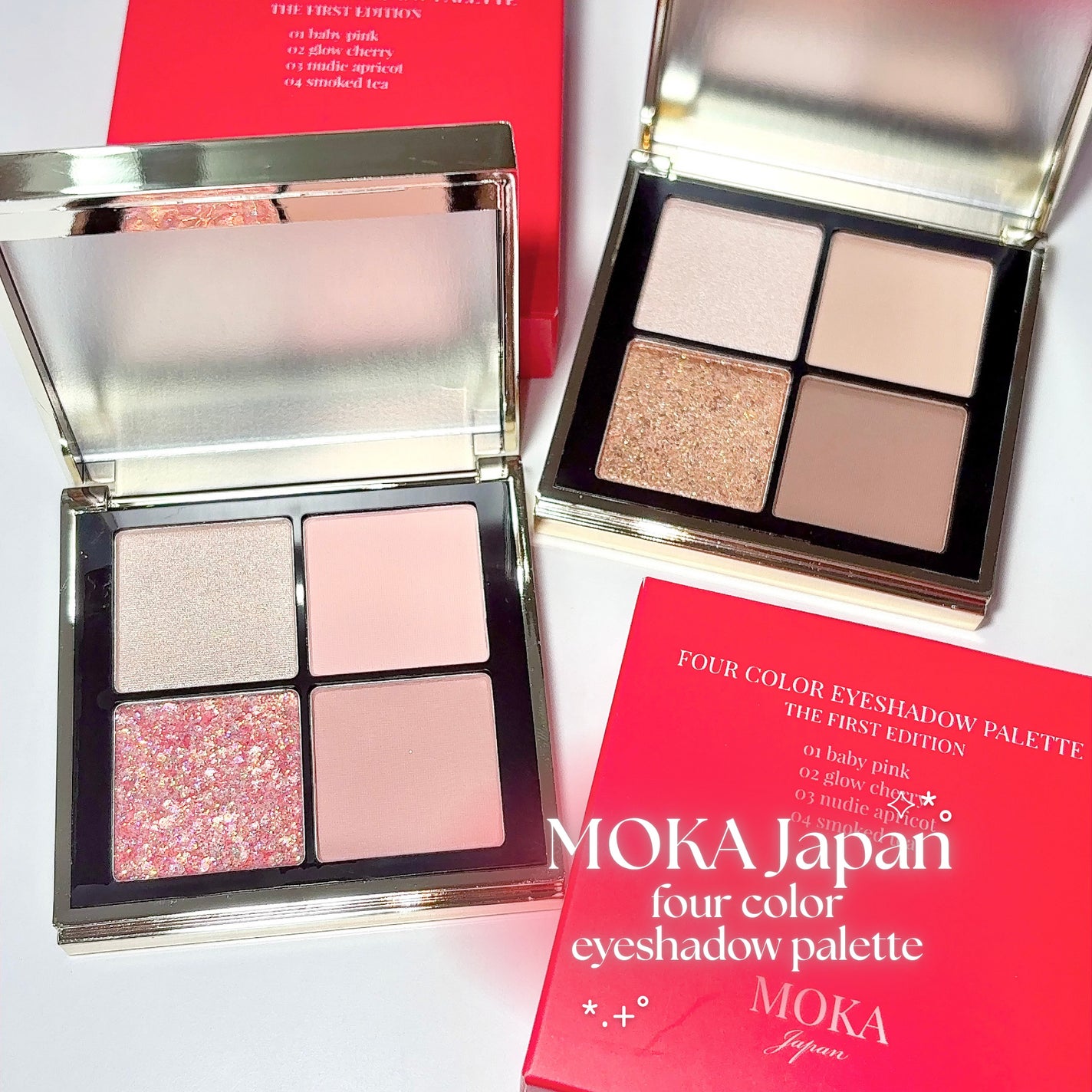 4色アイシャドウパレット/MOKA Japan cosmetics/アイシャドウパレットを使ったクチコミ(1枚目)