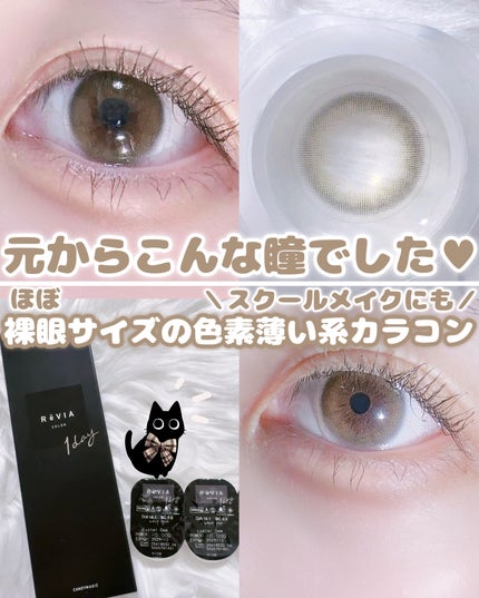ReVIA 1day/ReVIA/ワンデー(1DAY)カラコンを使ったクチコミ(1枚目)