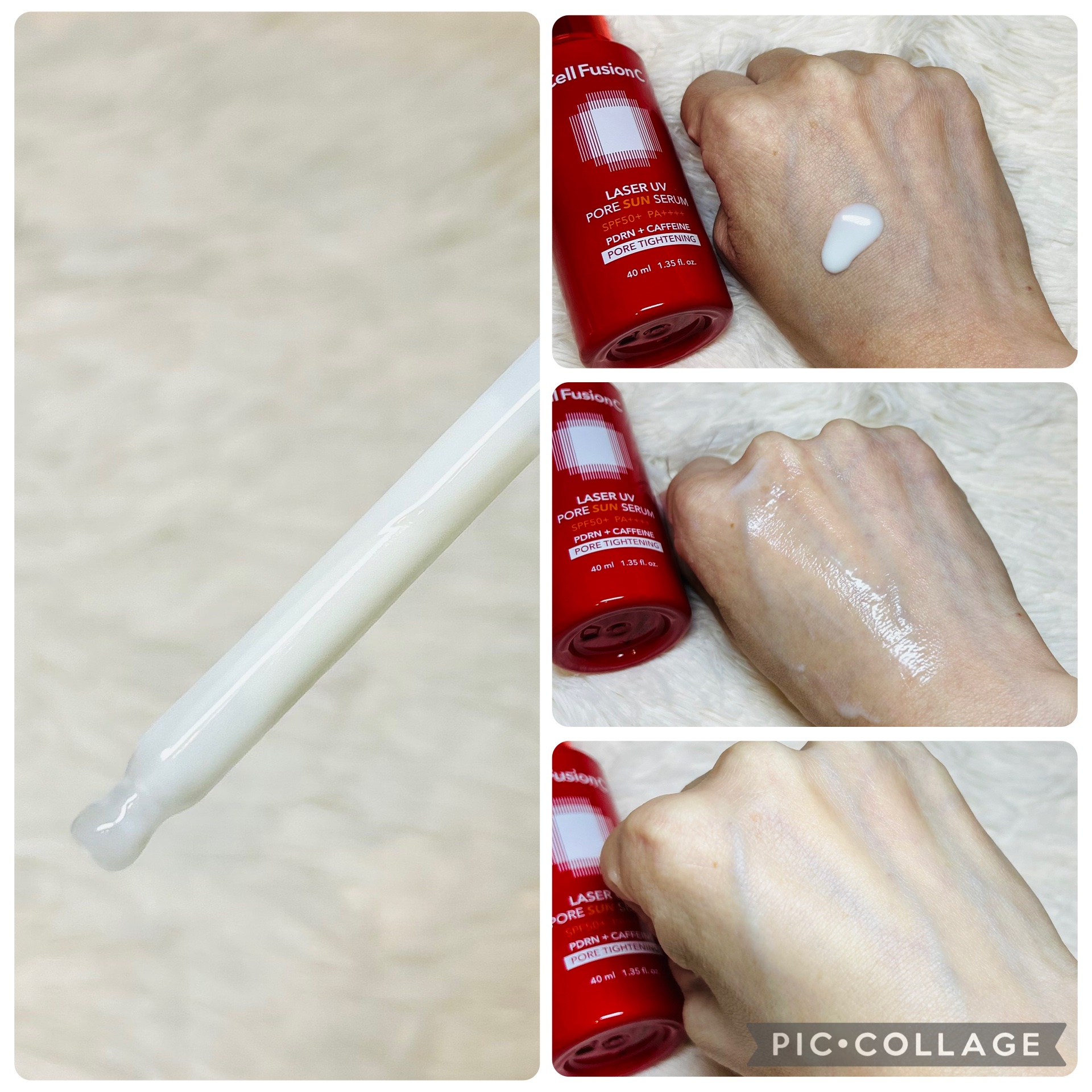 Cell Fusion C レーザーUVポアサンセラム/Cell Fusion C(セルフュージョンシー)/日焼け止めローションを使ったクチコミ（2枚目）