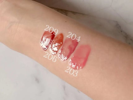 デュー ドロップ ティント/Coralhaze/リップティントを使ったクチコミ(2枚目)